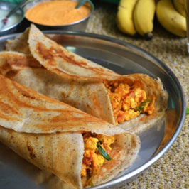 Butter Paneer Dosa