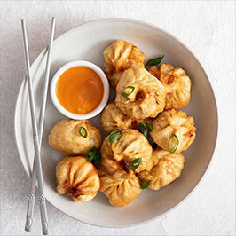 Chicken Cheese Fried Momo