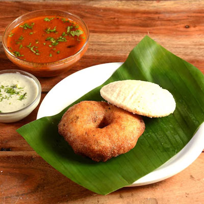 Idli and Medu Vada